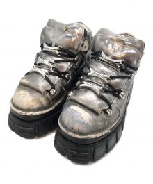 NEW ROCK（ニューロック）の古着「厚底ブーツ」｜グレー