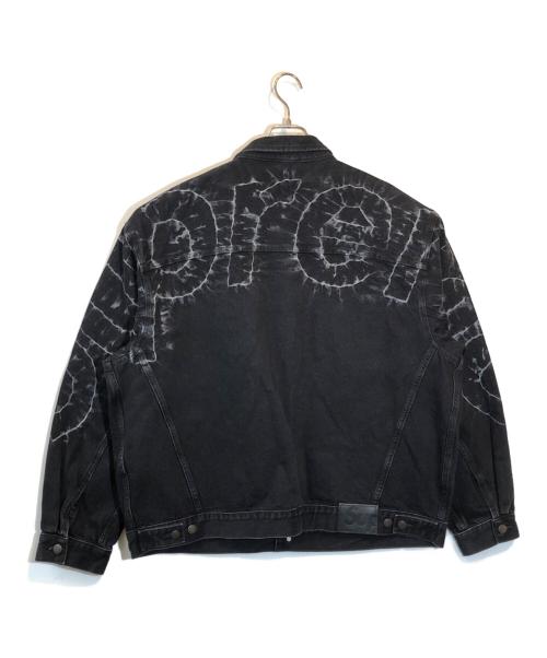 SUPREME（シュプリーム）Supreme (シュプリーム) 23SS Shibori Denim Trucker Jaket ブラック サイズ:SIZE XXLの古着・服飾アイテム