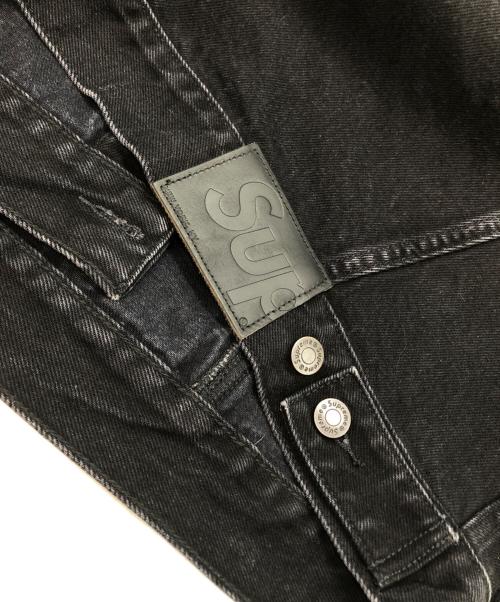SUPREME（シュプリーム）Supreme (シュプリーム) 23SS Shibori Denim Trucker Jaket ブラック サイズ:SIZE XXLの古着・服飾アイテム