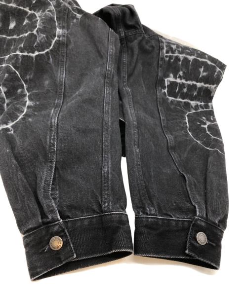 SUPREME（シュプリーム）Supreme (シュプリーム) 23SS Shibori Denim Trucker Jaket ブラック サイズ:SIZE XXLの古着・服飾アイテム