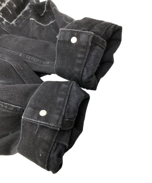 SUPREME（シュプリーム）Supreme (シュプリーム) 23SS Shibori Denim Trucker Jaket ブラック サイズ:SIZE XXLの古着・服飾アイテム