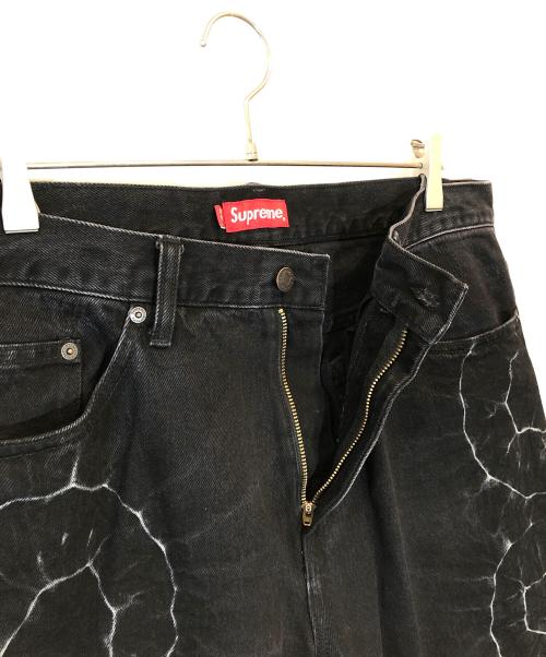 SUPREME（シュプリーム）Supreme (シュプリーム) 23SS SHIBORI LOOSE FIT JEAN ブラック サイズ:36の古着・服飾アイテム