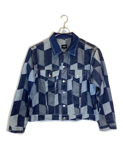 HUF（ハフ）HUF (ハフ) PATCHWORK DENIM JACKET インディゴ サイズ:SIZE XXLの古着・服飾アイテム