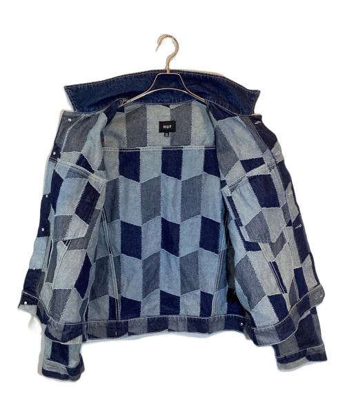 HUF（ハフ）HUF (ハフ) PATCHWORK DENIM JACKET インディゴ サイズ:SIZE XXLの古着・服飾アイテム