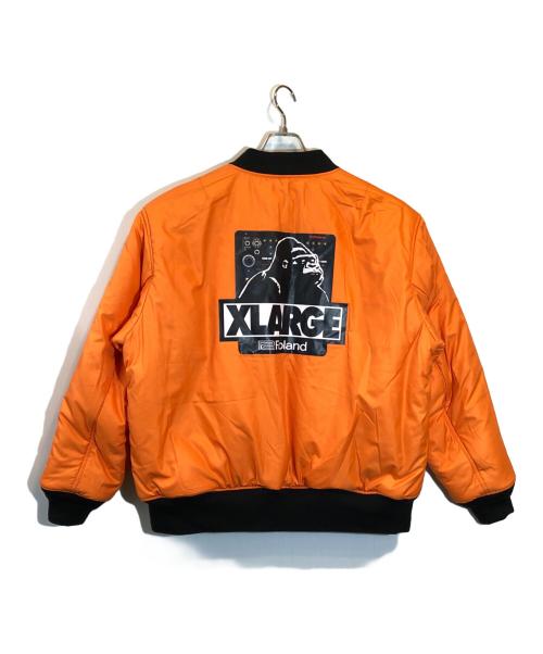X-LARGE（エクストララージ）X-LARGE (エクストララージ) ROLAND (ローランド) MA-1ジャケット ブラック サイズ:SIZE XLの古着・服飾アイテム