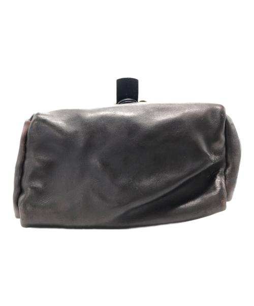 MUNOZ VRANDECIC（ムニョス ブランデシック）MUNOZ VRANDECIC (ムニョス ブランデシック) レザーショルダーバッグ ブラウンの古着・服飾アイテム