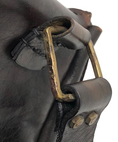 MUNOZ VRANDECIC（ムニョス ブランデシック）MUNOZ VRANDECIC (ムニョス ブランデシック) レザーショルダーバッグ ブラウンの古着・服飾アイテム