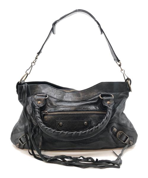 BALENCIAGA（バレンシアガ）BALENCIAGA (バレンシアガ) ザファースト ハンドバッグ ブラックの古着・服飾アイテム