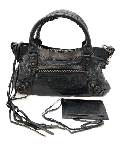 BALENCIAGA（バレンシアガ）BALENCIAGA (バレンシアガ) ザファースト ハンドバッグ ブラックの古着・服飾アイテム