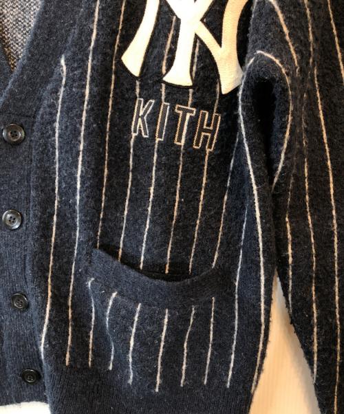 KITH（キス）KITH (キス) MLB NEW YORKYANKEES カーディガン ネイビー サイズ:Mの古着・服飾アイテム