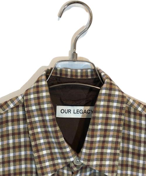 OUR LEGACY（アワーレガシー）OUR LEGACY (アワーレガシー) ABOVE SHIRT ブラウン サイズ:SIZE 48の古着・服飾アイテム