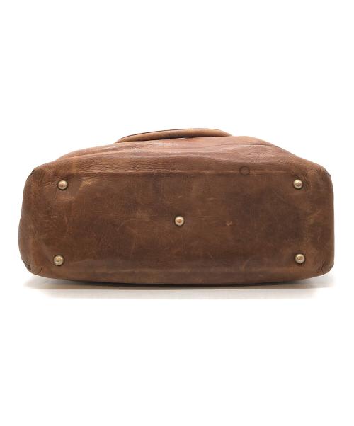 土屋鞄（ツチヤカバン）土屋鞄 (ツチヤカバン) レザーハンドバッグ ブラウンの古着・服飾アイテム