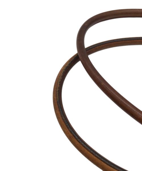 土屋鞄（ツチヤカバン）土屋鞄 (ツチヤカバン) レザーハンドバッグ ブラウンの古着・服飾アイテム