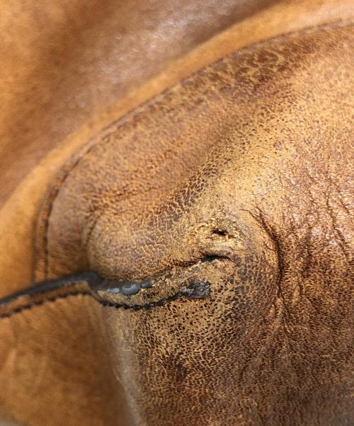 土屋鞄（ツチヤカバン）土屋鞄 (ツチヤカバン) レザーハンドバッグ ブラウンの古着・服飾アイテム