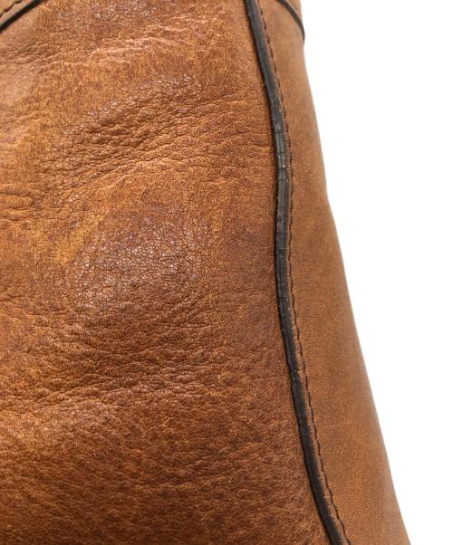 土屋鞄（ツチヤカバン）土屋鞄 (ツチヤカバン) レザーハンドバッグ ブラウンの古着・服飾アイテム