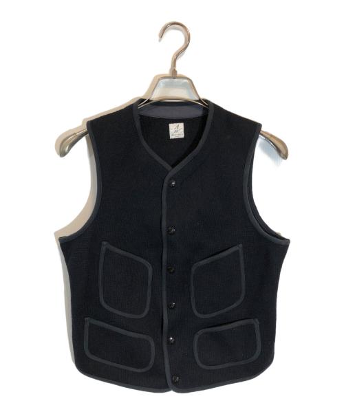 ANATOMICA（アナトミカ）ANATOMICA (アナトミカ) ビーチクロス ウールベスト ブラック サイズ:SIZE 38の古着・服飾アイテム