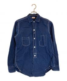 UNION SPECIAL OVERALLS（ユニオンスペシャルオーバーオールズ）の古着「コンダクターシャツ」｜ネイビー
