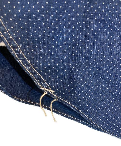 UNION SPECIAL OVERALLS（ユニオンスペシャルオーバーオールズ）UNION SPECIAL OVERALLS (ユニオンスペシャルオーバーオールズ) コンダクターシャツ ネイビー サイズ:15の古着・服飾アイテム