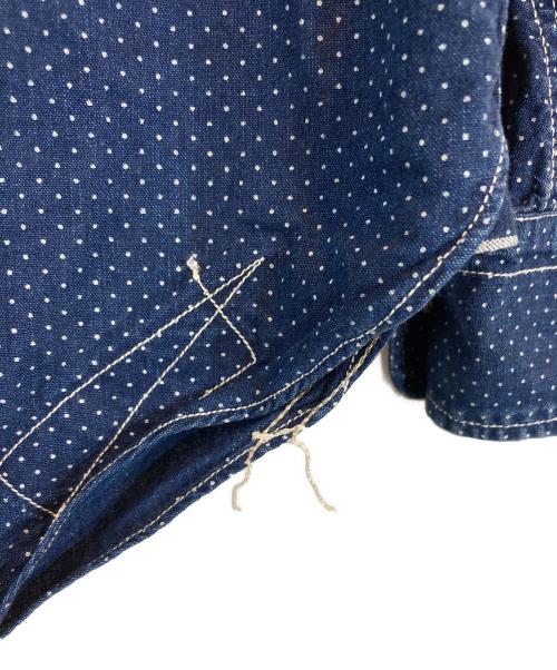 UNION SPECIAL OVERALLS（ユニオンスペシャルオーバーオールズ）UNION SPECIAL OVERALLS (ユニオンスペシャルオーバーオールズ) コンダクターシャツ ネイビー サイズ:15の古着・服飾アイテム