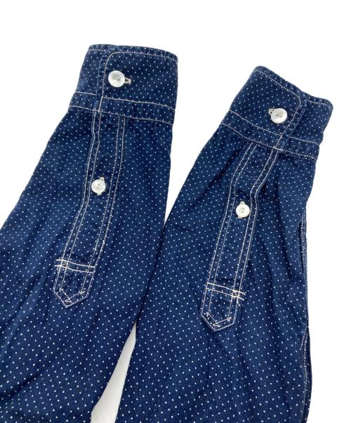 UNION SPECIAL OVERALLS（ユニオンスペシャルオーバーオールズ）UNION SPECIAL OVERALLS (ユニオンスペシャルオーバーオールズ) コンダクターシャツ ネイビー サイズ:15の古着・服飾アイテム