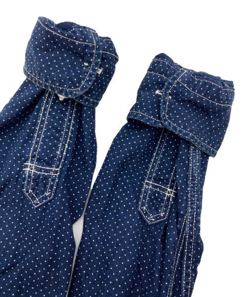 UNION SPECIAL OVERALLS（ユニオンスペシャルオーバーオールズ）UNION SPECIAL OVERALLS (ユニオンスペシャルオーバーオールズ) コンダクターシャツ ネイビー サイズ:15の古着・服飾アイテム