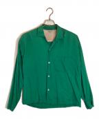 SOMERSET SPORTSWEARサマセット・スポーツウェア）の古着「開襟シャツ」｜グリーン