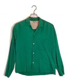 SOMERSET SPORTSWEAR（サマセット・スポーツウェア）の古着「開襟シャツ」｜グリーン