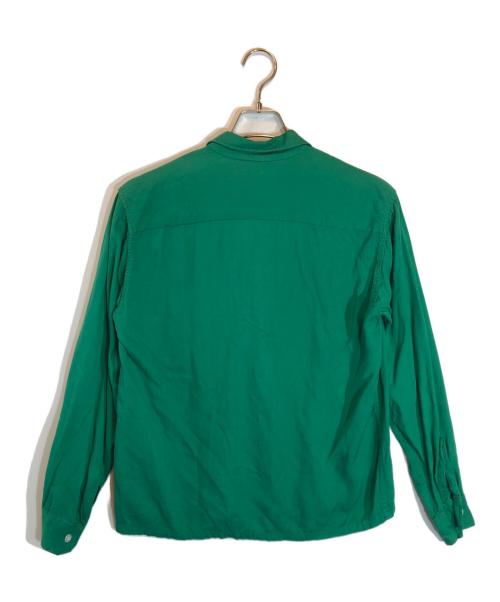 SOMERSET SPORTSWEAR（サマセット・スポーツウェア）SOMERSET SPORTSWEAR (サマセット・スポーツウェア) 開襟シャツ グリーン サイズ:Mの古着・服飾アイテム