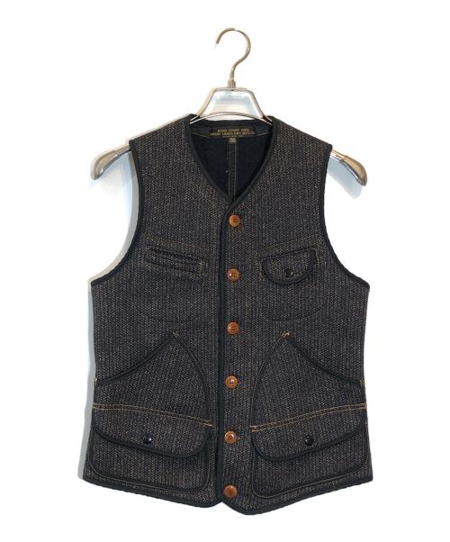 freewheelers（フリーホイーラーズ）FREEWHEELERS (フリーホイーラーズ) ビーチベスト ブラック サイズ:SIZE 36の古着・服飾アイテム