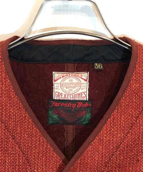 freewheelers（フリーホイーラーズ）FREEWHEELERS (フリーホイーラーズ) ビーチベスト レッド サイズ:SIZE 36の古着・服飾アイテム