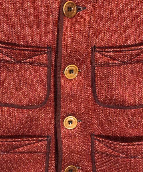 freewheelers（フリーホイーラーズ）FREEWHEELERS (フリーホイーラーズ) ビーチベスト レッド サイズ:SIZE 36の古着・服飾アイテム