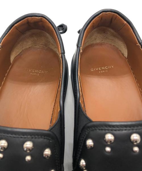 GIVENCHY（ジバンシィ）GIVENCHY (ジバンシィ) STREET SKATE スタッズスリッポン ブラック サイズ:41の古着・服飾アイテム