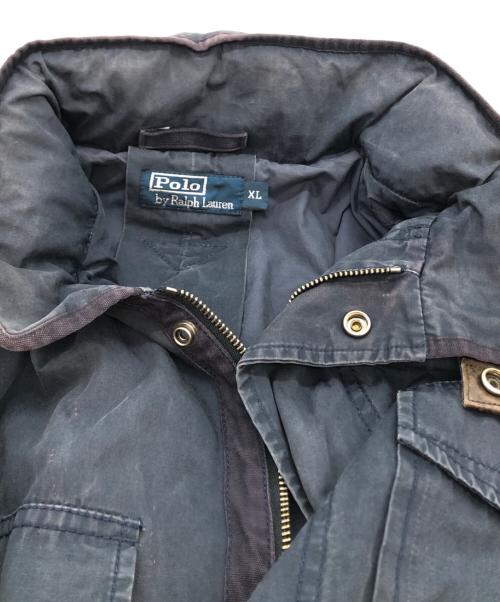 POLO RALPH LAUREN（ポロ・ラルフローレン）POLO RALPH LAUREN (ポロ・ラルフローレン) M65フィールドジャケット ネイビー サイズ:XLの古着・服飾アイテム