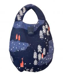 mina perhonen（ミナ ペルホネン）の古着「エッグバック」｜ネイビー