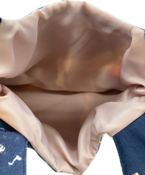 mina perhonen（ミナ ペルホネン）mina perhonen (ミナ ペルホネン) エッグバック ネイビーの古着・服飾アイテム