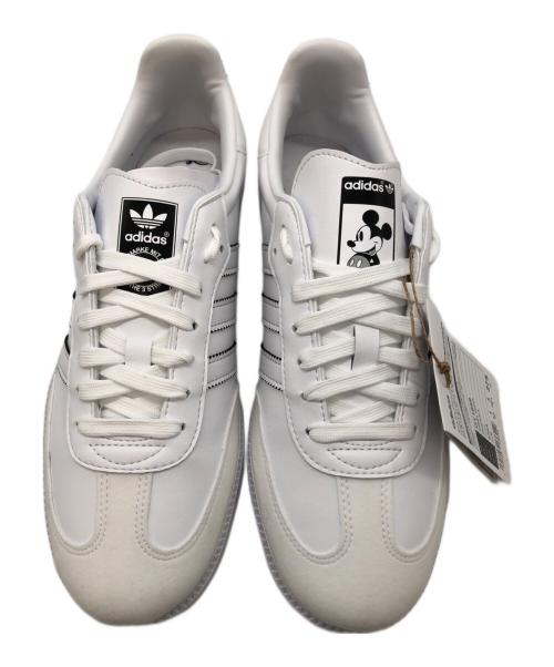 adidas（アディダス）adidas (アディダス) Disney (ディズニー) Samba Vegan × Disney Mickey( サンバ ヴィーガン × ディズニー ミッキー) ホワイト サイズ:27.5cm 未使用品の古着・服飾アイテム