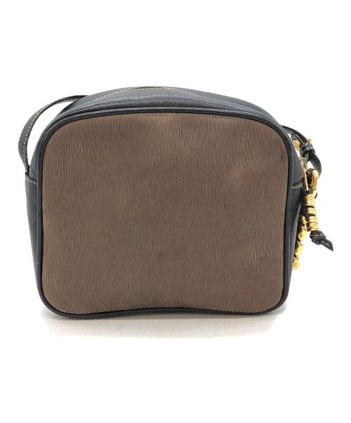LOEWE（ロエベ）LOEWE (ロエベ) ベラスケスショルダーバッグ ブラウン×ブラックの古着・服飾アイテム
