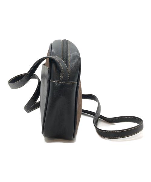 LOEWE（ロエベ）LOEWE (ロエベ) ベラスケスショルダーバッグ ブラウン×ブラックの古着・服飾アイテム