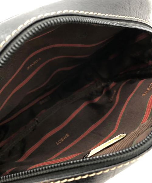 LOEWE（ロエベ）LOEWE (ロエベ) ベラスケスショルダーバッグ ブラウン×ブラックの古着・服飾アイテム