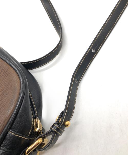 LOEWE（ロエベ）LOEWE (ロエベ) ベラスケスショルダーバッグ ブラウン×ブラックの古着・服飾アイテム