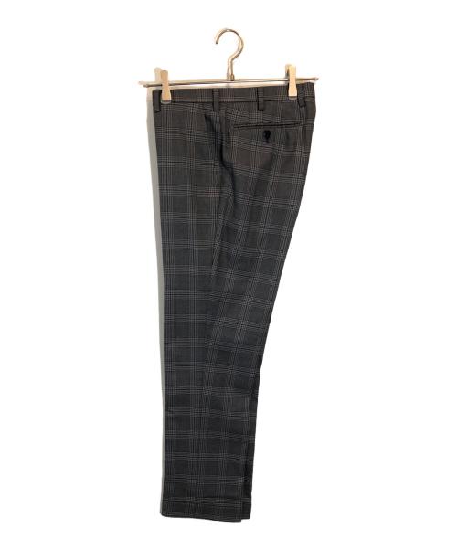 BURBERRY BLACK LABEL（バーバリーブラックレーベル）BURBERRY BLACK LABEL (バーバリーブラックレーベル) シルク混 チェック セットアップスーツ グレー サイズ:SIZE 38Rの古着・服飾アイテム