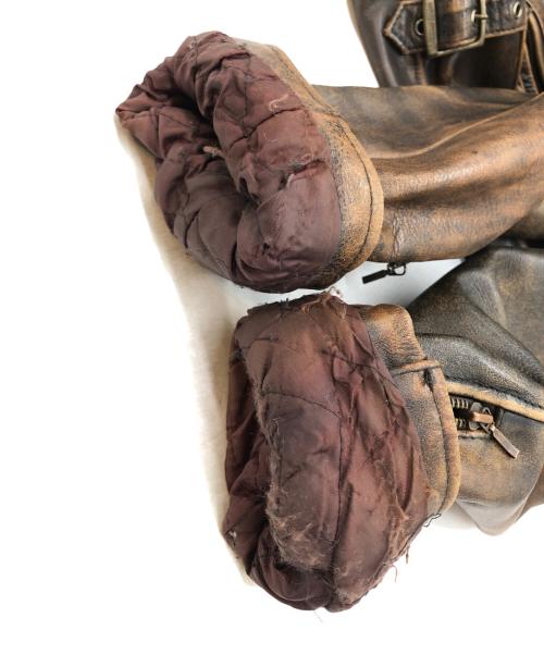 HARLEY-DAVIDSON（ハーレーダビッドソン）HARLEY-DAVIDSON (ハーレーダビッドソン) カウレザージャケット ブラウン サイズ:SIZE Mの古着・服飾アイテム