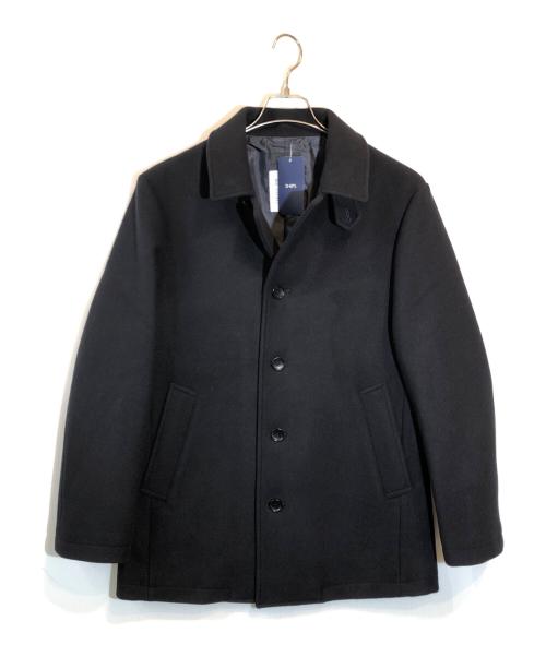 SHIPS（シップス）SHIPS (シップス) S140 ウールシルク シングル ピーコート ネイビー サイズ:SIZE L 未使用品の古着・服飾アイテム