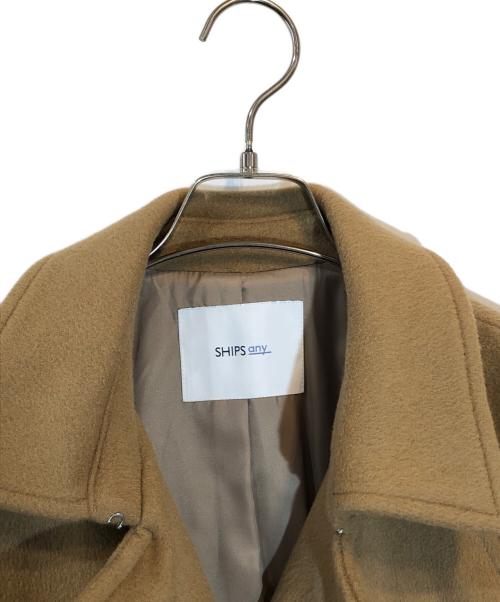 SHIPS any（シップスエニィ）SHIPS any (シップスエニィ) バルマカーン コクーン コート ベージュ サイズ:Fの古着・服飾アイテム