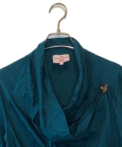 Vivienne Westwood RED LABEL（ヴィヴィアンウエストウッドレッドレーベル）Vivienne Westwood RED LABEL (ヴィヴィアンウエストウッドレッドレーベル) 変形カーディガン グリーン サイズ:２の古着・服飾アイテム