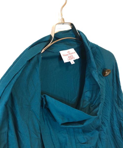 Vivienne Westwood RED LABEL（ヴィヴィアンウエストウッドレッドレーベル）Vivienne Westwood RED LABEL (ヴィヴィアンウエストウッドレッドレーベル) 変形カーディガン グリーン サイズ:２の古着・服飾アイテム
