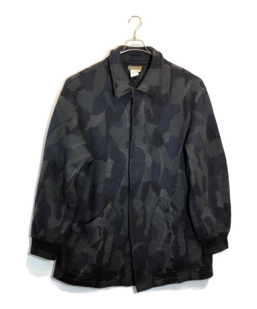 Y's for men（ワイズフォーメン）Y's for men (ワイズフォーメン) 袖リブ BIG スナップウールコート ブラック サイズ:SIZE 3の古着・服飾アイテム