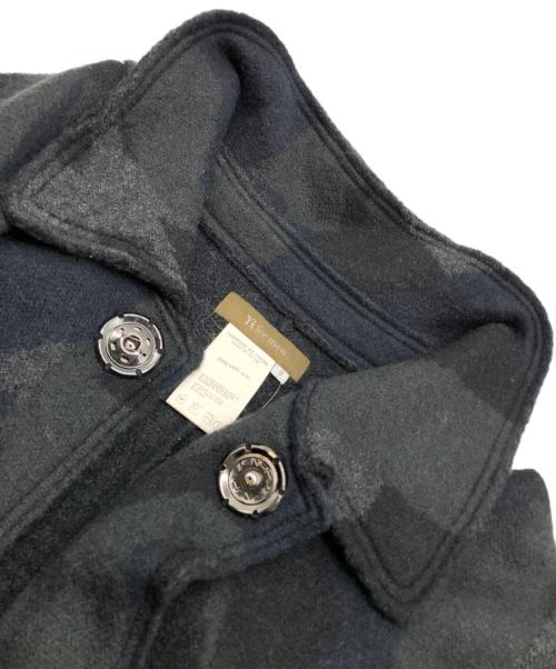 Y's for men（ワイズフォーメン）Y's for men (ワイズフォーメン) 袖リブ BIG スナップウールコート ブラック サイズ:SIZE 3の古着・服飾アイテム