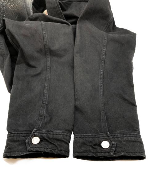 stussy（ステューシー）stussy (ステューシー) Denim Zip Work Jacket OVERDYED ブラック サイズ:SIZE Lの古着・服飾アイテム