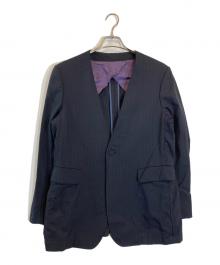 Needles（ニードルズ）の古着「ノーカラージャケット」｜ブラック